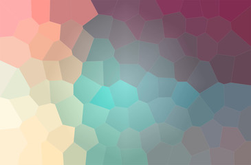 Abstract illustration of pink Big Hexagon background