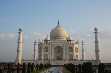 Fototapeta na wymiar Trip in India - Agra - Taj Mahal