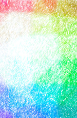 Obraz premium Illustration of abstract Green, Blue And Orange Abstract Color Pencil Vertical background.