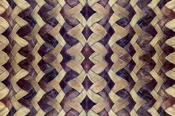 Colourful straw background, basket weave texture. use for background