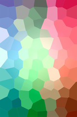 Fototapeta na wymiar Abstract illustration of green, pink, purple, red Big Hexagon background