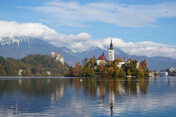 Fototapeta na wymiar Trip In Slovenia - Bled