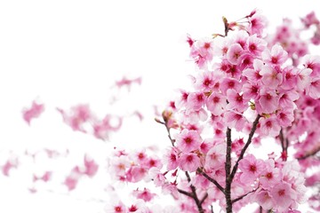 Obraz premium 満開に咲く桜の花を本当に美しい