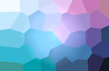 Fototapeta na wymiar Abstract illustration of blue and brown Giant Hexagon background