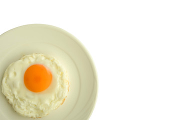 Eggs Eggs are protein foods. Put on a white plate.are protein foods. clipping path