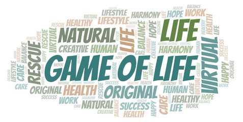 Game Of Life word cloud.