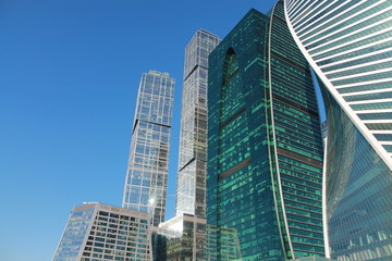 Fototapeta na wymiar metropolis, beautiful, skyscraper, large, huge, made of glass concrete and steel, home, office, city, buildings