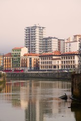 Fototapeta na wymiar building architecture in the city Bilbao