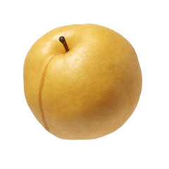 Pears on white background