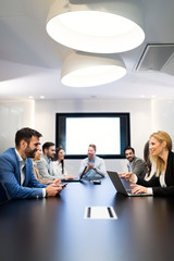 Picture of business meeting in conference room