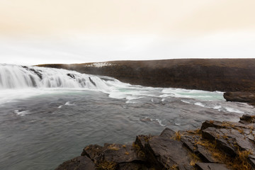Wasserfall Gullfoss, Golden Circle, Haukadalur, Island, Europa