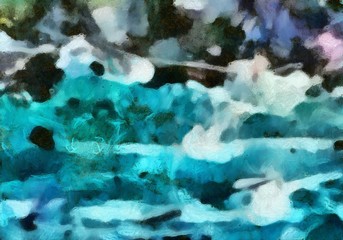 Abstract art painted texture background. Textured oil strokes and splashes on canvas. Simple creativity pattern for design. Close up macro palette in mixed colors. Original grunge backdrop.