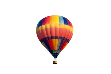 Obraz premium Colorful hot air balloon flying