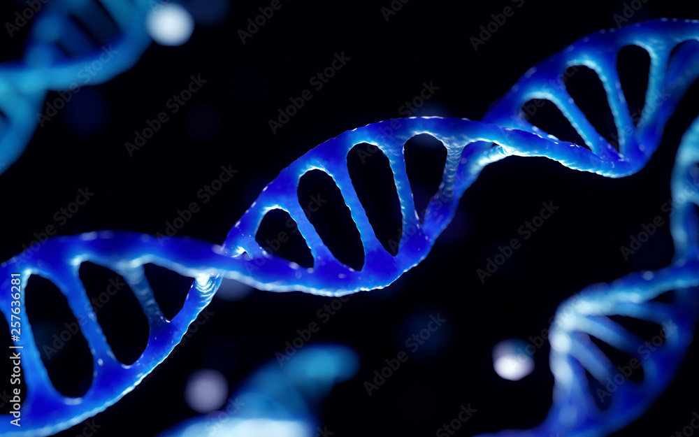 Canvas Prints genetic engineering and gene manipulation concept, 3d rendering,conceptual image.