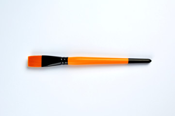 Paint brush on white background