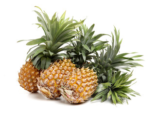 Pineapple on white background