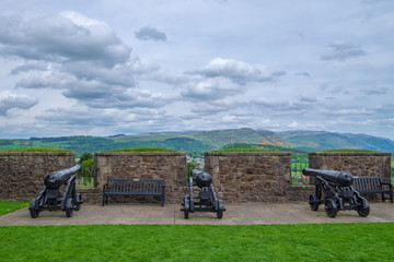 Kanonen auf der Burg Stirling