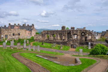Fototapeta na wymiar Der historische Friedhof von Stirling