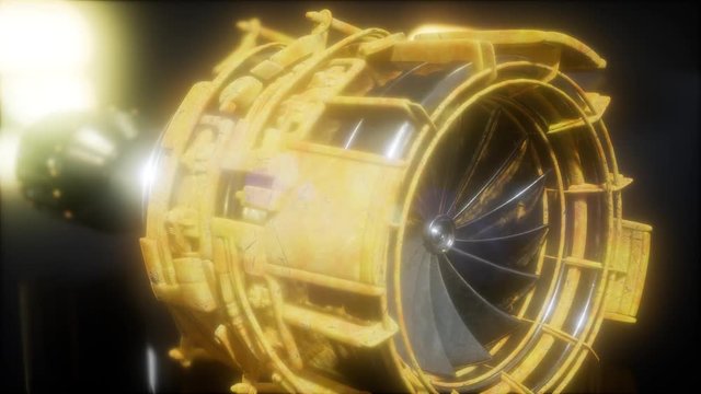 jet engine turbine parts