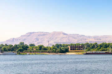 West bank of the Nile south of Luxor, Egypt