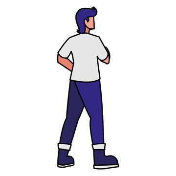 adventurous man avatar character