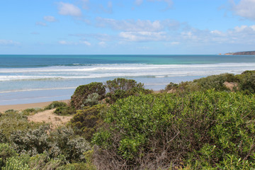 Littoral along the Great Ocean Road (Australia)