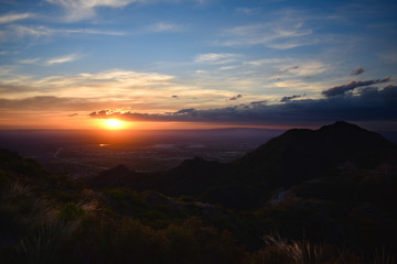 Atardecer, sunset, Montaña