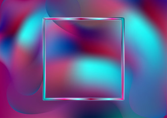 Holographic liquid smooth waves abstract background