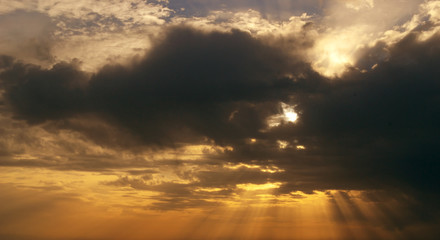 Obraz premium sunset in the sky