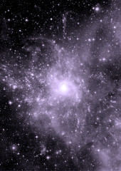 galaxy in a free space