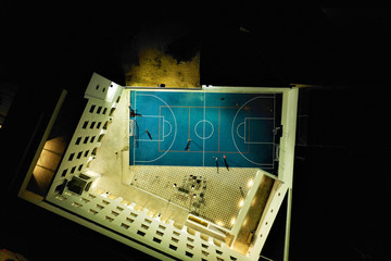 Luftbilder von Cadiz | Fussballplatz in Cadiz aus der Luft