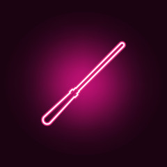 burrow icon. Elements of kitchen tools in neon style icons. Simple icon for websites, web design, mobile app, info graphics