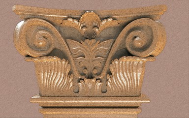 detail of an ancient column