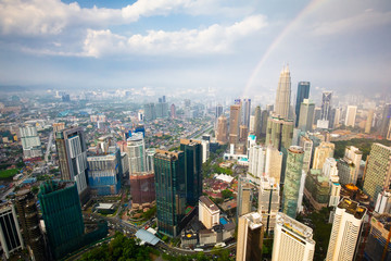 Fototapeta premium Aerial View of Kuala Lumpur
