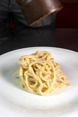 Pasta, Cacio, Pepe, Cheese,  Food; Cucine; Tipical; Rome; Lazio; Italy; Europe