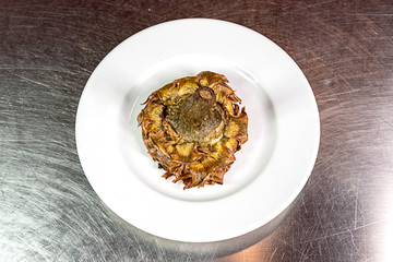 Artichokes, Carciofo, Giudaico,  Food; Cucine; Tipical; Rome; Lazio; Italy; Europe