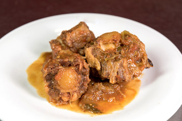 Coda Vaccinara; Food; Braised Oxtail; Cucine; Tipical; Rome; Lazio; Italy; Europe