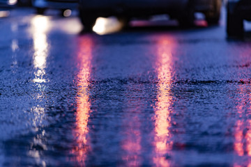 Road, pavement, close up