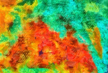 Abstract art grunge texture background. Dirty pattern for graphic design. Creative painting wallpaper. Vintage oil painting on canvas. Simple close up backdrop.