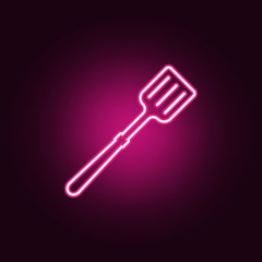 shovel icon. Elements of kitchen tools in neon style icons. Simple icon for websites, web design, mobile app, info graphics