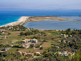 Landscape on Lefkada island, Greece