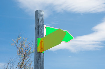 Path and trail route indicator