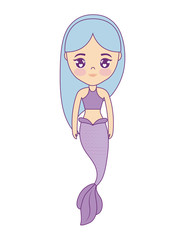 Obraz na płótnie Canvas cute mermaid avatar character