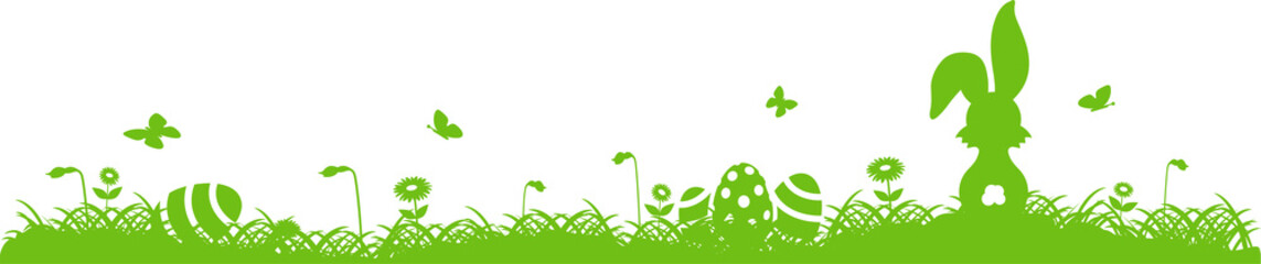 Osterwiese Hintergrund Element