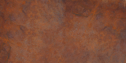 Panoramic grunge rusted metal texture, rust and oxidized metal background. Old metal iron panel. High resolution quality 