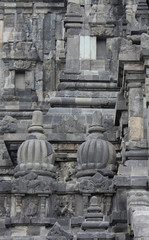 Fototapeta premium Prambanan Temple is the largest Hindu temple complex in Indonesia which was built in the 9th century, as well as one of the most beautiful temples in Southeast Asia and is a UNESCO World Heritage Site
