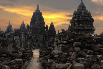 Prambanan Temple is the largest Hindu temple complex in Indonesia which was built in the 9th...