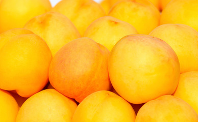 Lots of peaches, close-up