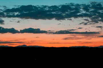 Fototapeta premium Atardecer en Madrid