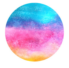 watercolor abstract background on text